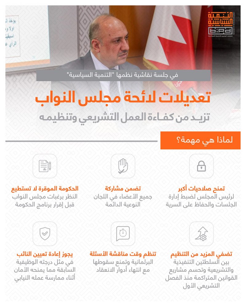 تعديلات لائحة "النواب" تزيد من كفاءة العمل التشريعي وتنظيمه