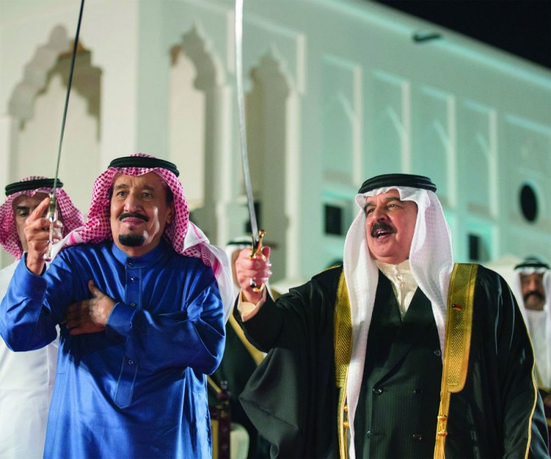جلالة الملك المعظم يهنئ خادم الحرمين الشريفين بالذكرى الثامنة لتوليه مقاليد الحكم في المملكة العربية السعودية