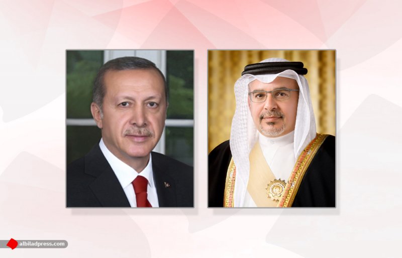 سمو ولي العهد رئيس مجلس الوزراء يهنئ الرئيس التركي بذكرى عيد الجمهورية