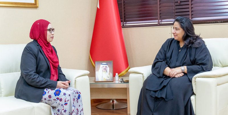 الأمين العام لمجلس التعليم العالي تستقبل القائم بأعمال سفارة بروناي