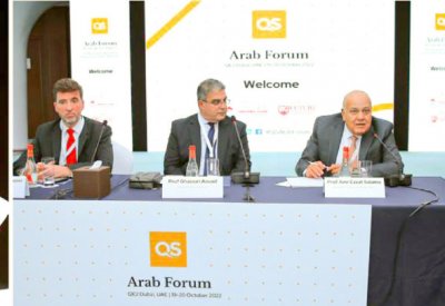 رئيس “العلوم التطبيقية” يترأس جلسات منتدى QS للجامعات العربية
