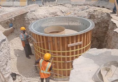 إنجاز 92% من مشروع الخط الرئيسي الناقل للصرف الصحي من عالي إلى سلماباد