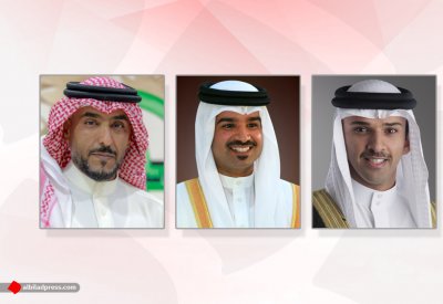 رئيس الاتحاد البحريني لكرة القدم ونائبه يهنئان الدوسري
