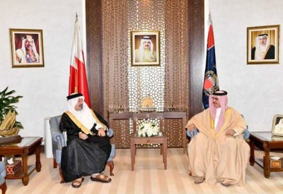 وزير الداخلية يستقبل رئيس ديوان الرقابة المالية والإدارية