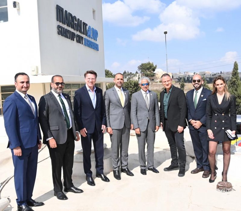 وزير الصناعة والتجارة يزور مركز إيريل مارغليت في إسرائيل