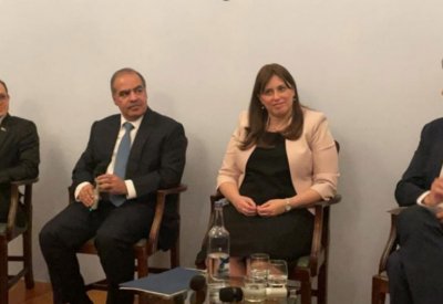 سفير مملكة البحرين لدى المملكة المتحدة يحضر احتفال الذكرى السنوية الثانية للاتفاقيات الإبراهيمية