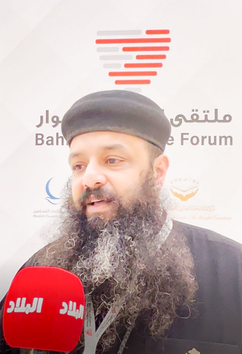 راعي الكنيسة القبطية: الإسلام ليس دين عنف