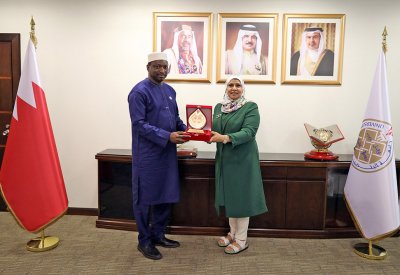 رئيسة جامعة البحرين تستقبل الأمين العام لمجمع الفقه الإسلامي الدولي
