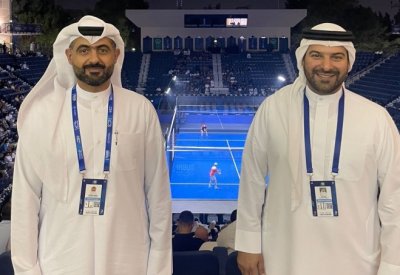 رئيس الاتحاد البحريني للبادل يحضر نهائيات كأس العالم في دبي