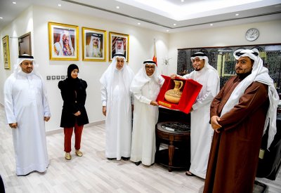 رئيس الأوقاف الجعفرية يستقبل مجلس إدارة جمعية البحرين لرعاية مرضى السكلر