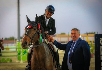 نتائج طيبة للفارس أحمد جهرمي في بطولة العين الدولية لقفز الحواجز