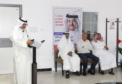 بوزيد الدوسري يفتتح مقره الانتخابي عن سادسة المحافظة الجنوبية