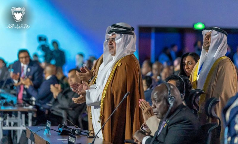 نيابةً عن جلالة الملك المعظم سمو ولي العهد رئيس مجلس الوزراء يحضر مؤتمر (COP27)