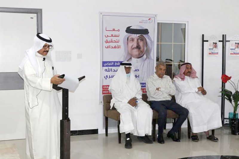 بوزيد الدوسري يفتتح مقره الانتخابي عن سادسة المحافظة الجنوبية