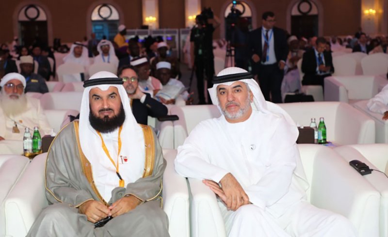 رئيس مجلس الأوقاف السنية يشارك في الملتقى التاسع لمنتدى أبوظبي للسلم
