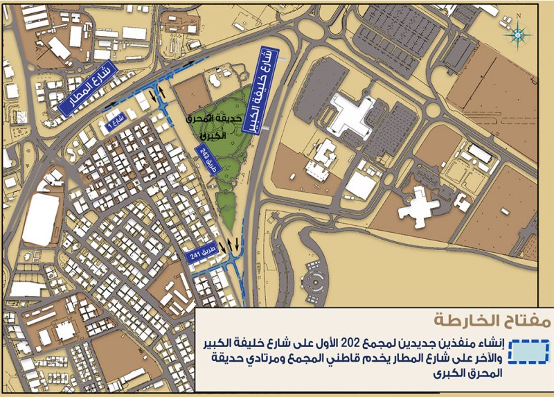 لتسهيل انسيابية الحركة المرورية.. هذا ما فعلته "الأشغال" في المحرق