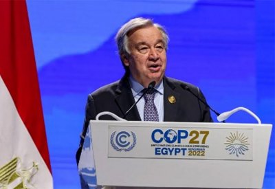 كوب 27.. فيديو لـ"موقف محرج" لغوتيريش أمام الكاميرات