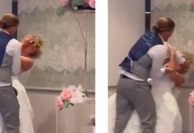 بالفيديو: زفاف غريب.. وهذا ما حصل