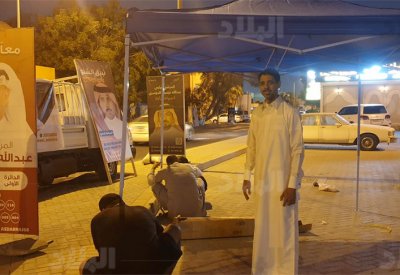 الشنو ينصب خيمة الضيافة
