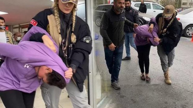 بالفيديو والصورة: لحظة اعتقال منفذة تفجير اسطنبول