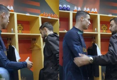 بالفيديو: مع كابتن يونايتد.. مصافحة تحكي أصداء مقابلة رونالدو
