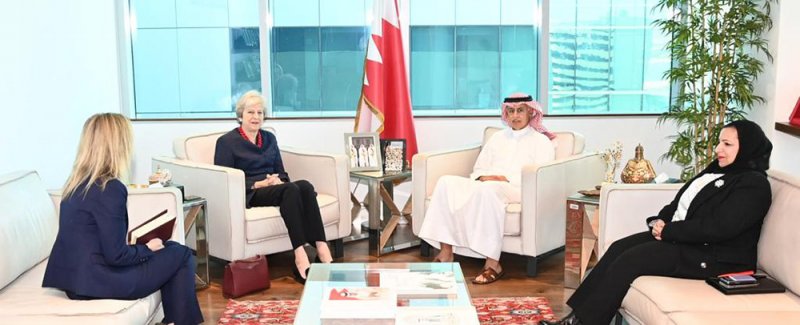 وزير الصناعة والتجارة ينوه بدور تيريزا ماي النشط في تعزيز حجم التجارة البينية بين البلدين الصديقة