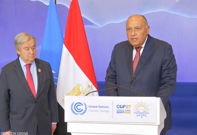 غوتيرش يدعو إلى اتفاق "طموح وموثوق" حول الخسائر المناخية