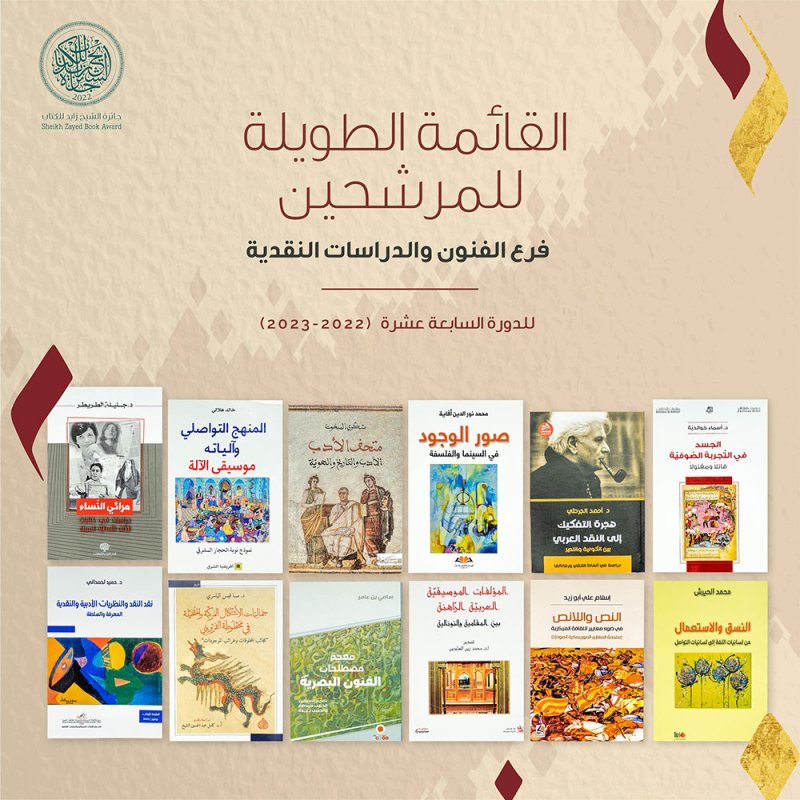 الشيخ زايد للكتاب تكشف عن عناوين القائمتين الطويلتين
