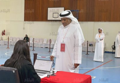 رئيس التحرير يدلي بصوته في سابعة الشمالية