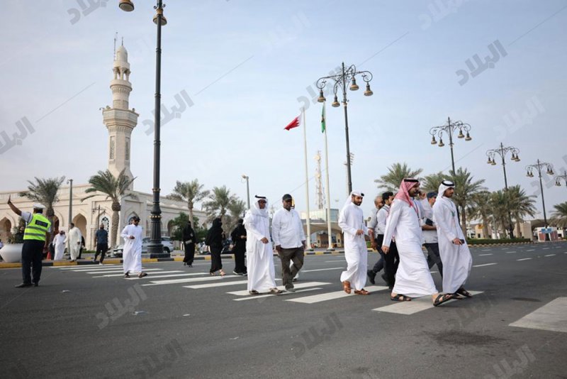 بالصور: توافد الناخبين في جسر الملك فهد