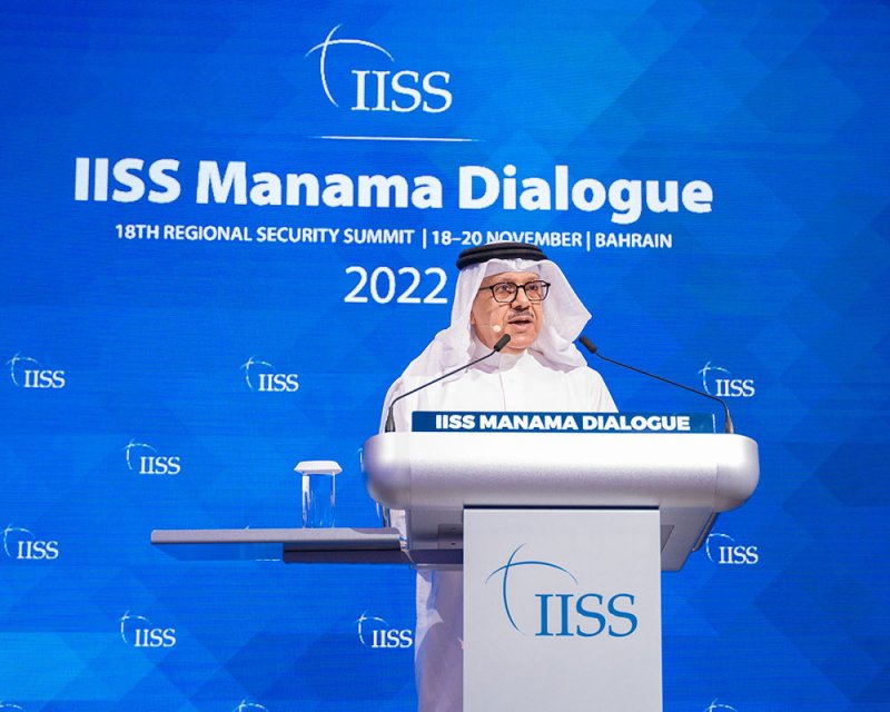 وزير الخارجية في مؤتمر حوار المنامة: الصراعات الخارجية والمنافسة الدولية ساهمت في تشكيل الشرق الأوسط الحديث
