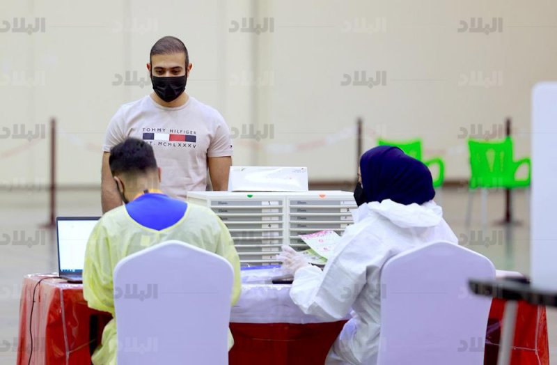 بالصور: "البلاد” في مركز الاقتراع المخصص لمرضى كورونا