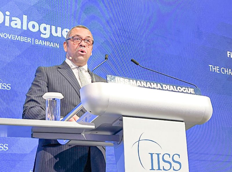 جيمس كليفرلي: صداقة بريطانيا مع الشرق الأوسط تزداد عمقاً... وسنحافظ على أمن الطاقة