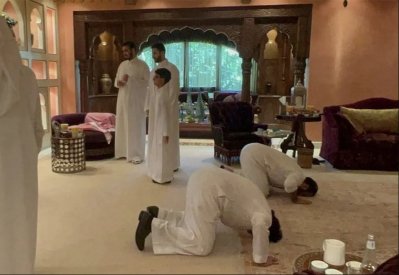 بالصور.. هكذا احتفل ولي العهد السعودي بفوز "الأخضر"