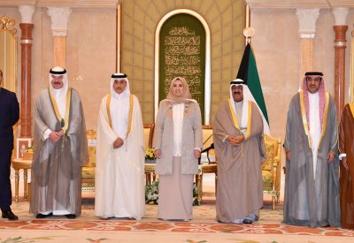 سمو ولي عهد دولة الكويت الشقيقة يتفضل بتكريم الرئيس التنفيذي لهيئة المعلومات والحكومة الإلكترونية