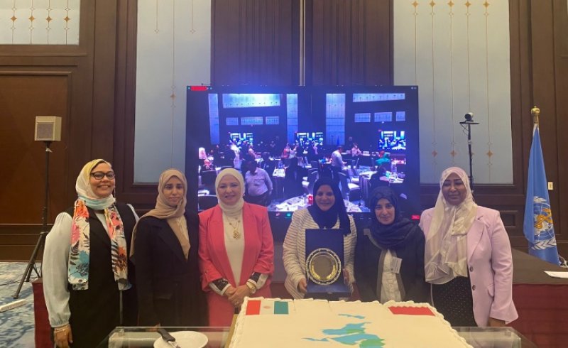 تكريم مملكة البحرين تقديرا لاستمرارية تخلصها من الحصبة والحصبة الألمانية المتوطنة