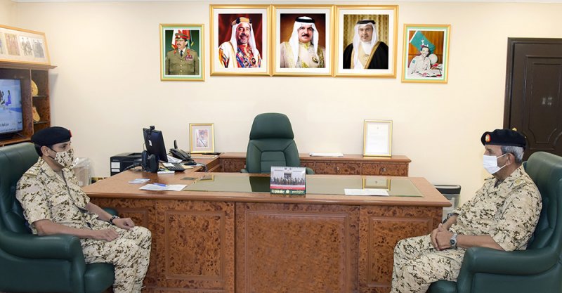 صاحب المعالي القائد العام لقوة دفاع البحرين يقوم بزيارة تفقدية لعدد من وحدات قوة دفاع البحرين