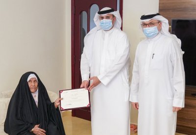 بالصور: زيارة تقديرية لكبار المصوتين في انتخابات 2022