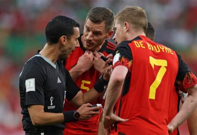 خلاف "علني" بين نجوم بلجيكا بعد مباراة المغرب