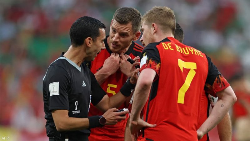 خلاف "علني" بين نجوم بلجيكا بعد مباراة المغرب