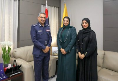 آمر الأكاديمية الملكية للشرطة يستقبل رئيس الجمعية البحرينية للملكية الفكرية