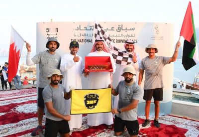 فريق "KHK" بطلا لسباق "عيد الاتحاد" الإماراتي لقوارب التجديف الشعبي