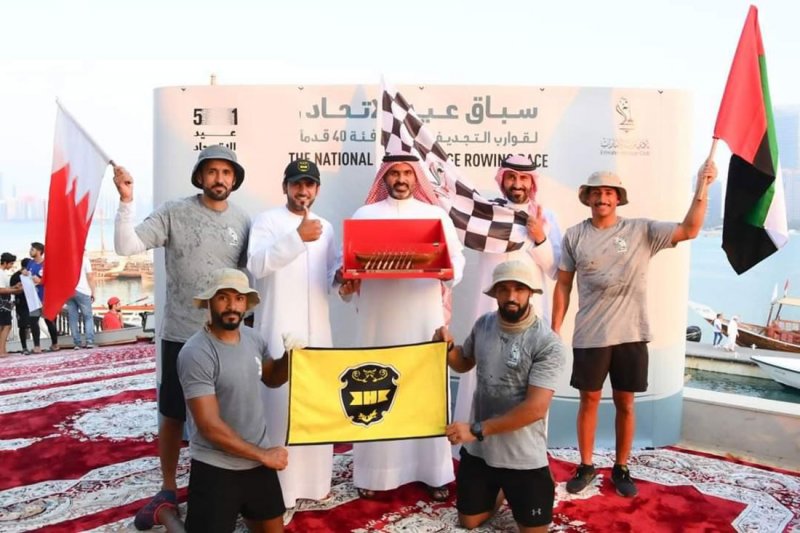فريق "KHK" بطلا لسباق "عيد الاتحاد" الإماراتي لقوارب التجديف الشعبي