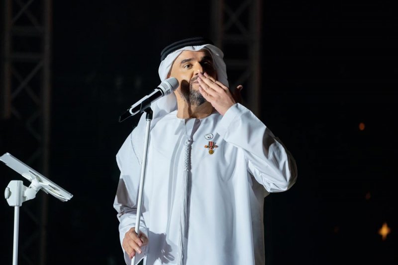 الجسمي يحتفل باليوم الوطني الإماراتي