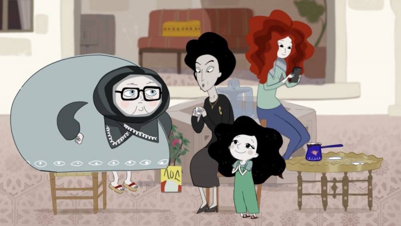 الفيلم الكارتوني ( دنيا واميرة حلب ) : العزف على مقام الحنين