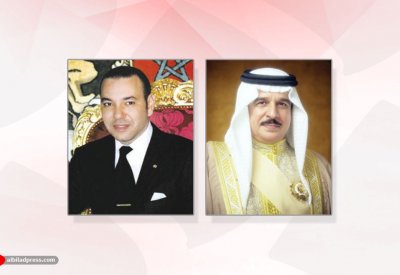 جلالة الملك المعظم يهنئ جلالة العاهل المغربي بالفوز التاريخي لمنتخب بلاده وتأهله إلى ربع نهائي بطولة كأس العالم