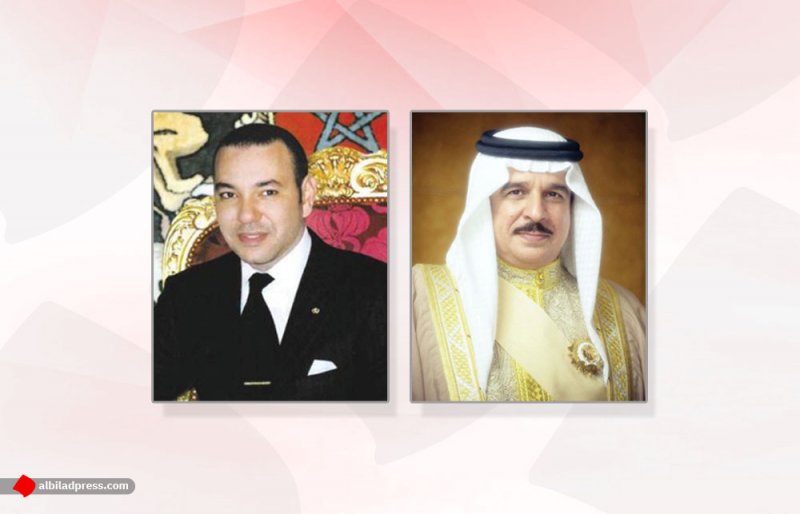 جلالة الملك المعظم يهنئ جلالة العاهل المغربي بالفوز التاريخي لمنتخب بلاده وتأهله إلى ربع نهائي بطولة كأس العالم
