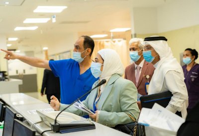 الحق في الصحة.. "حقوق الإنسان" تقابل المراجعين بـ"الملك حمد الجامعي"