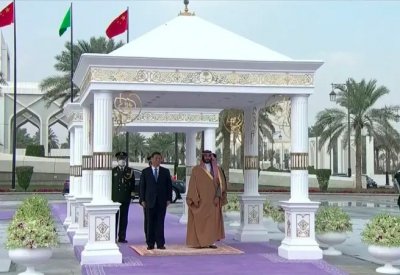 الأمير محمد بن سلمان يستقبل رئيس الصين بالديوان الملكي