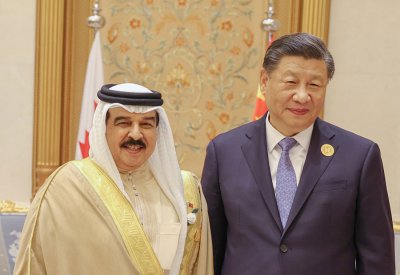 جلالة الملك المعظم يعقد اجتماعاً مع فخامة رئيس جمهورية الصين الشعبية